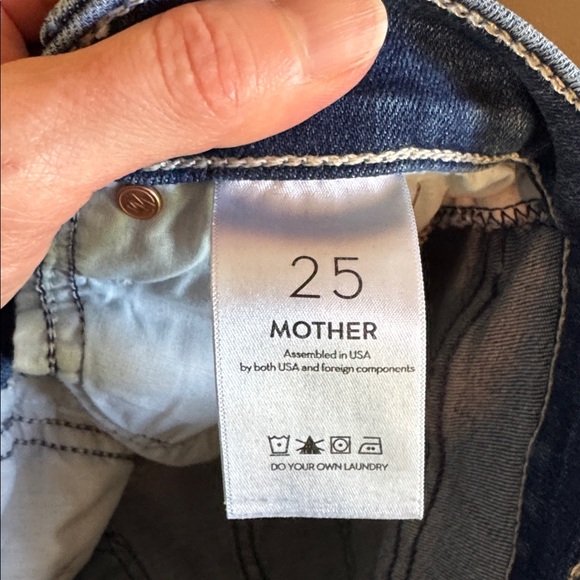 MOTHER petite mid rise Dazzler ankle jeans color Nothing between Us - Picture 4 of 4